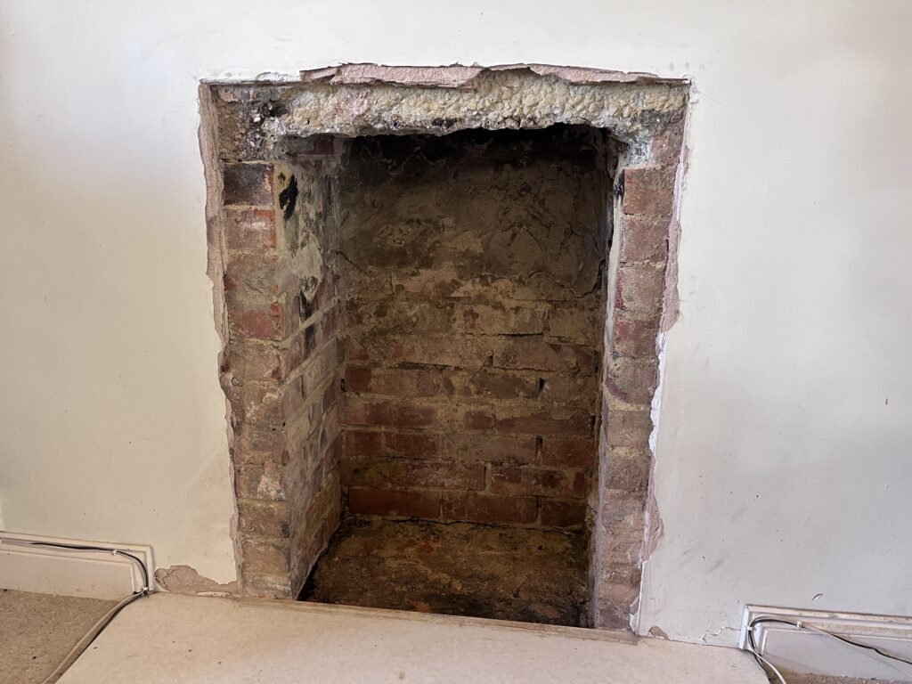 chimney and hearth preparation